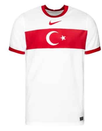 Original Türkei Trikots Weiß EM 2020 mit Patch Größen S-XXL Verfügbar 