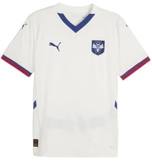 Das EM Awaytrikot von Serbien